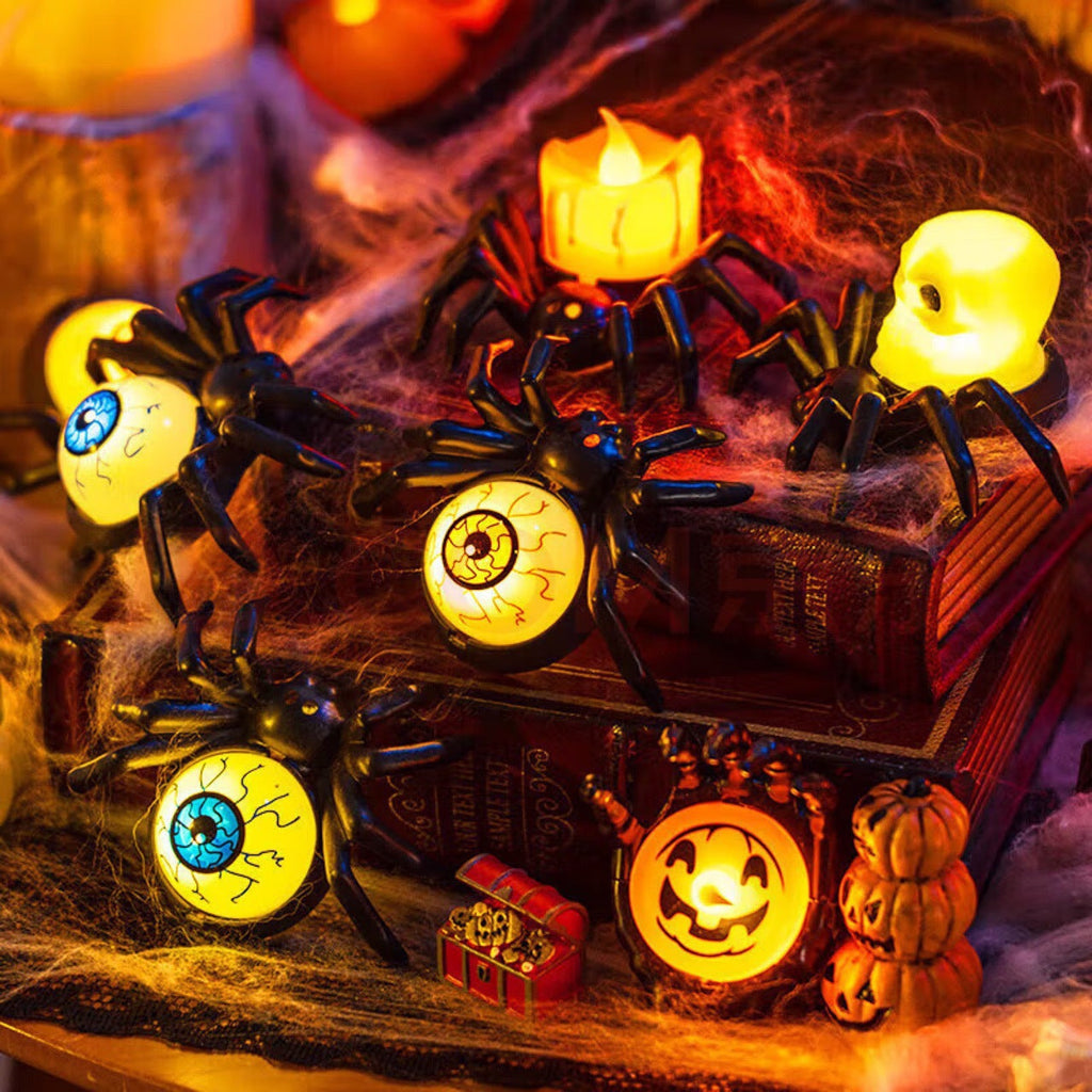 Light-Up Halloween Spider Decoration