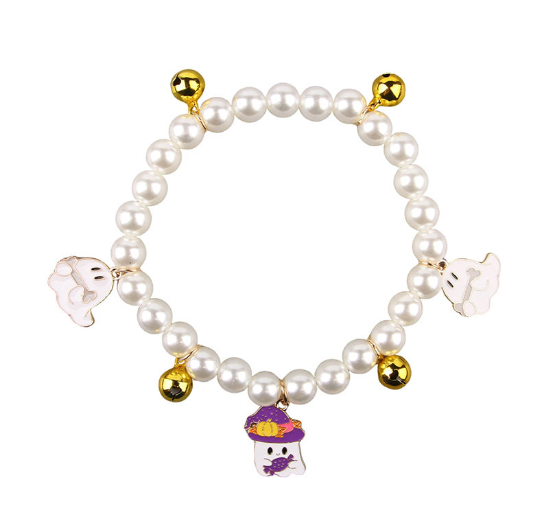 Halloween Pearl Pet Collar