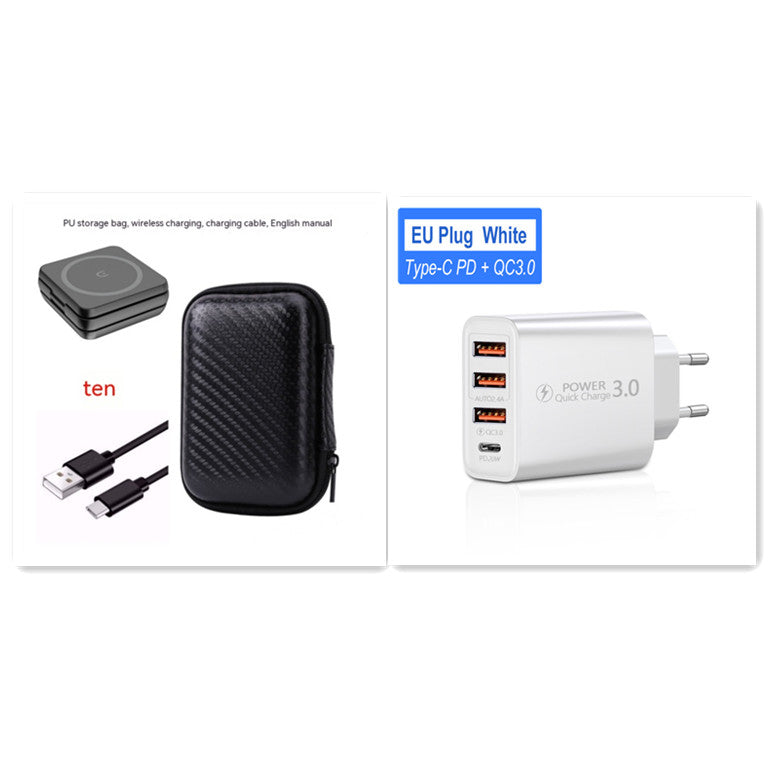 Foldable 3-in-1 Magnetic Travel Charger