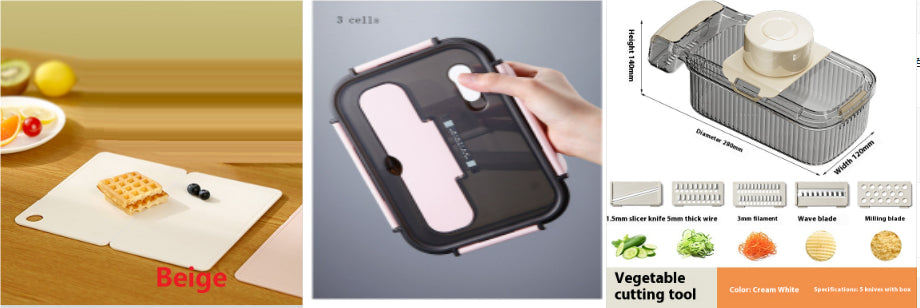 2-in-1 Vegetable Chopper & Drainer