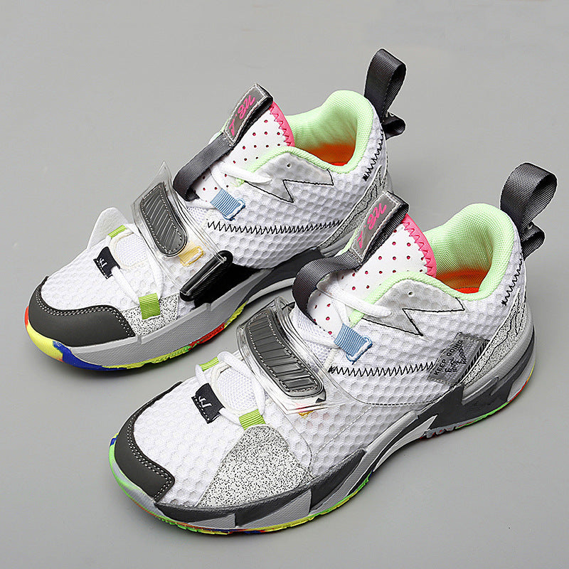 Woven Basketball Sneakers