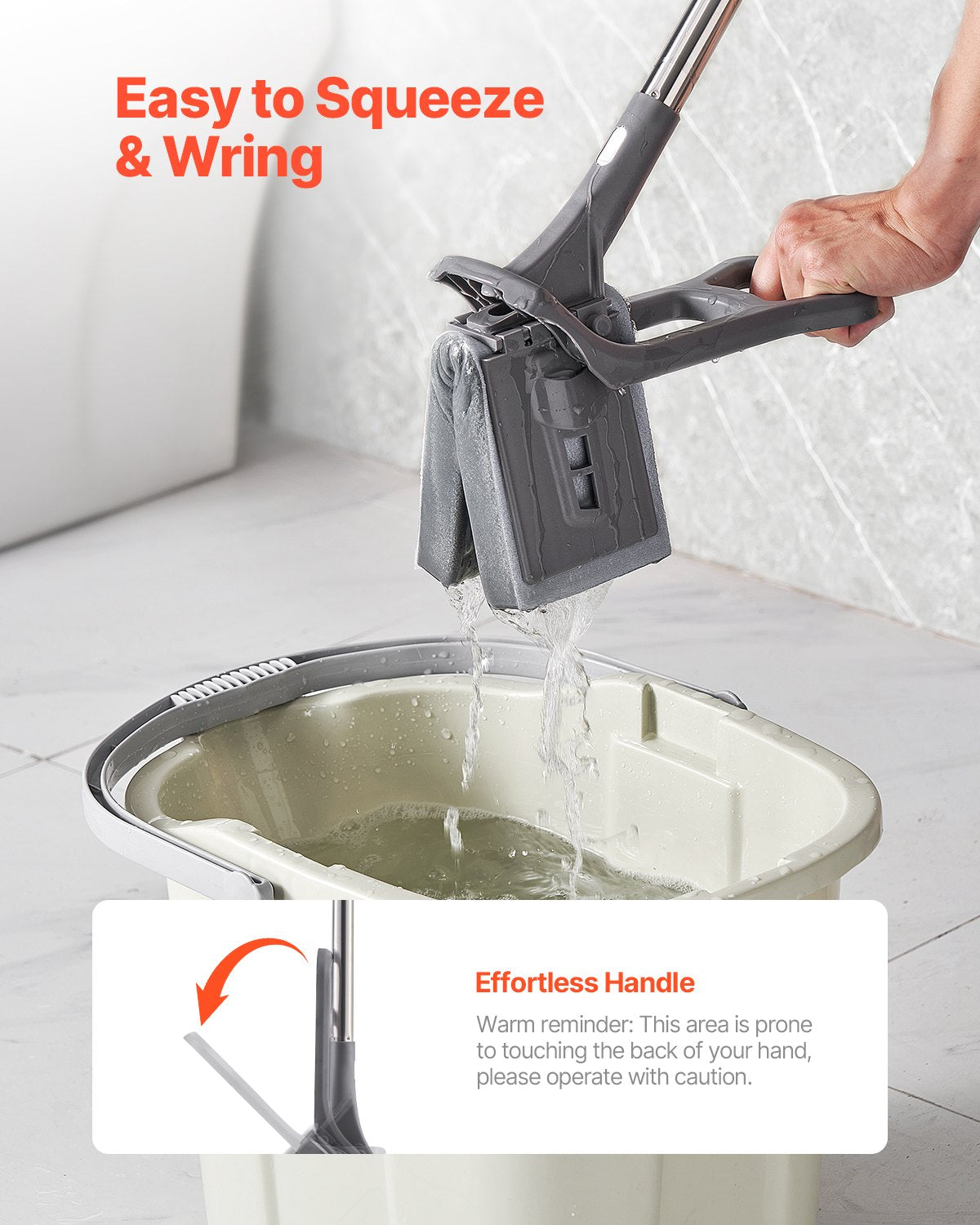 Self-Wringing Sponge Mop
