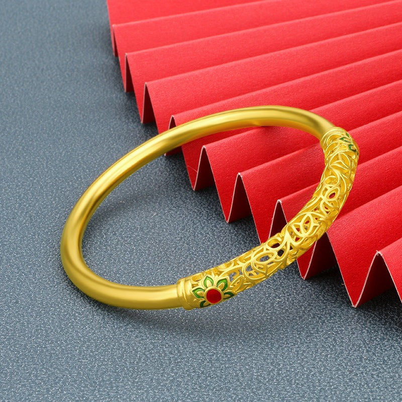 Dunhuang-Inspired Enamel Bracelet