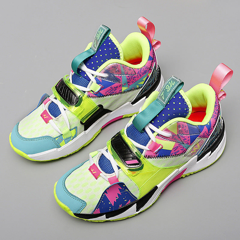 Woven Basketball Sneakers