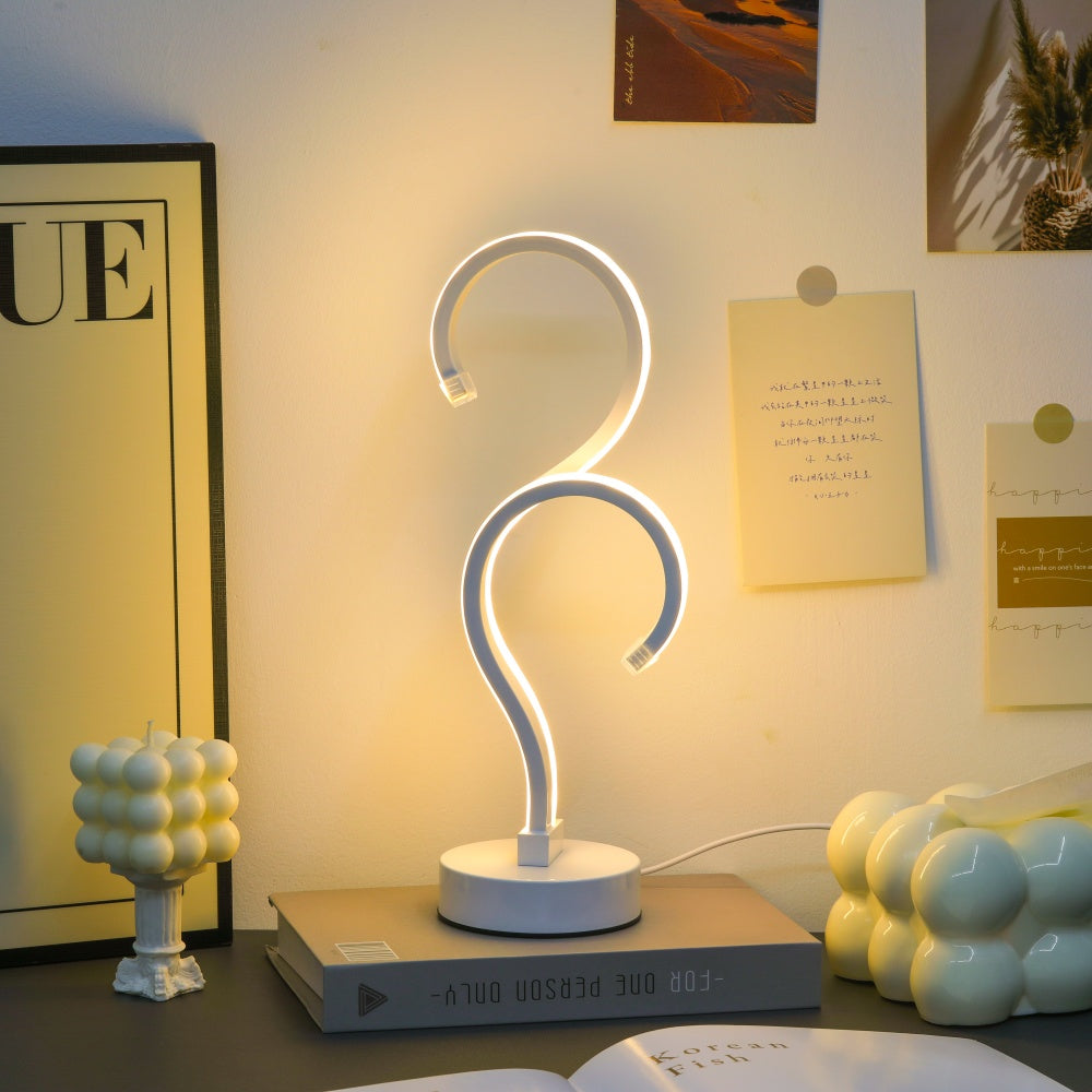 Curved Minimalist Desk Lamp