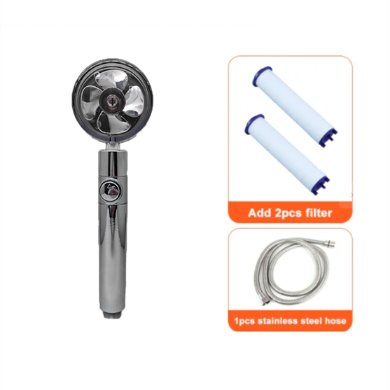 High-Pressure Turbo Fan Shower Head