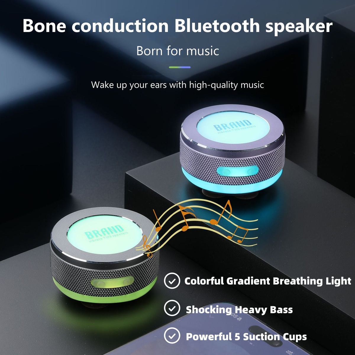Surface Vibration Bluetooth Speaker