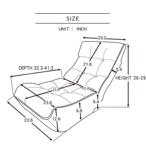 Adjustable Floor Lounge Chair