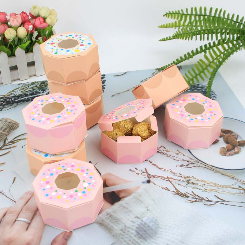 Donut Candy Favor Box