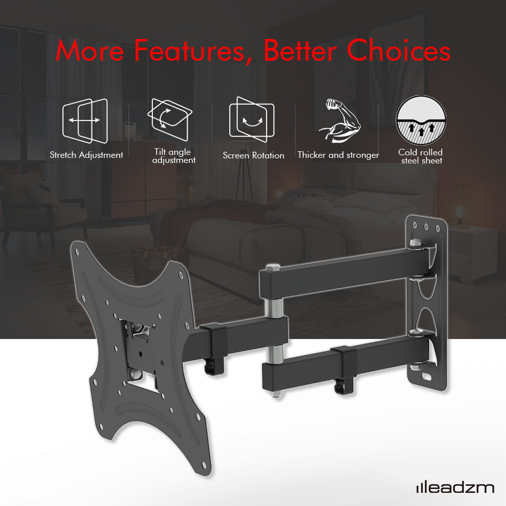 Swivel TV Wall Mount for 26–50" TVs