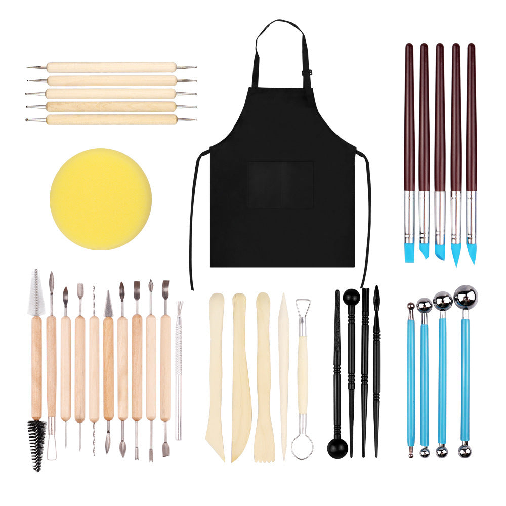 37-Piece Clay Sculpting Tool Set