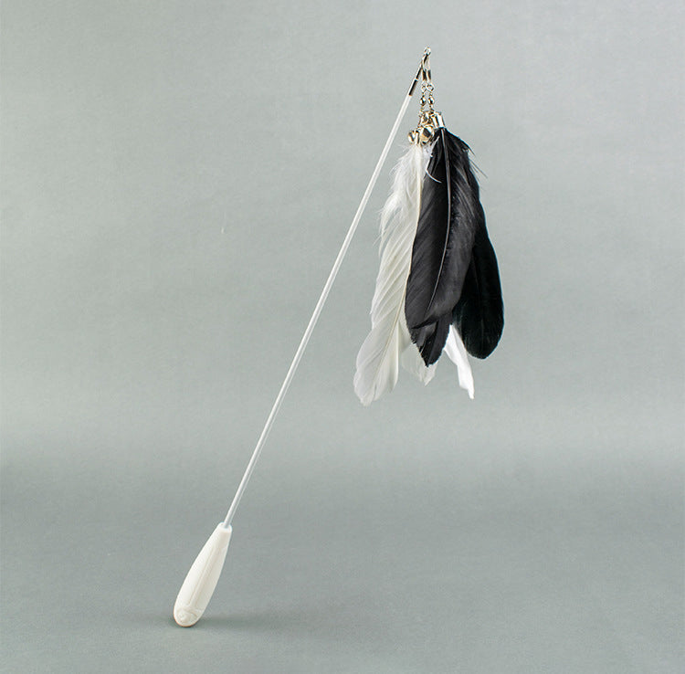 Telescopic Feather Cat Rod