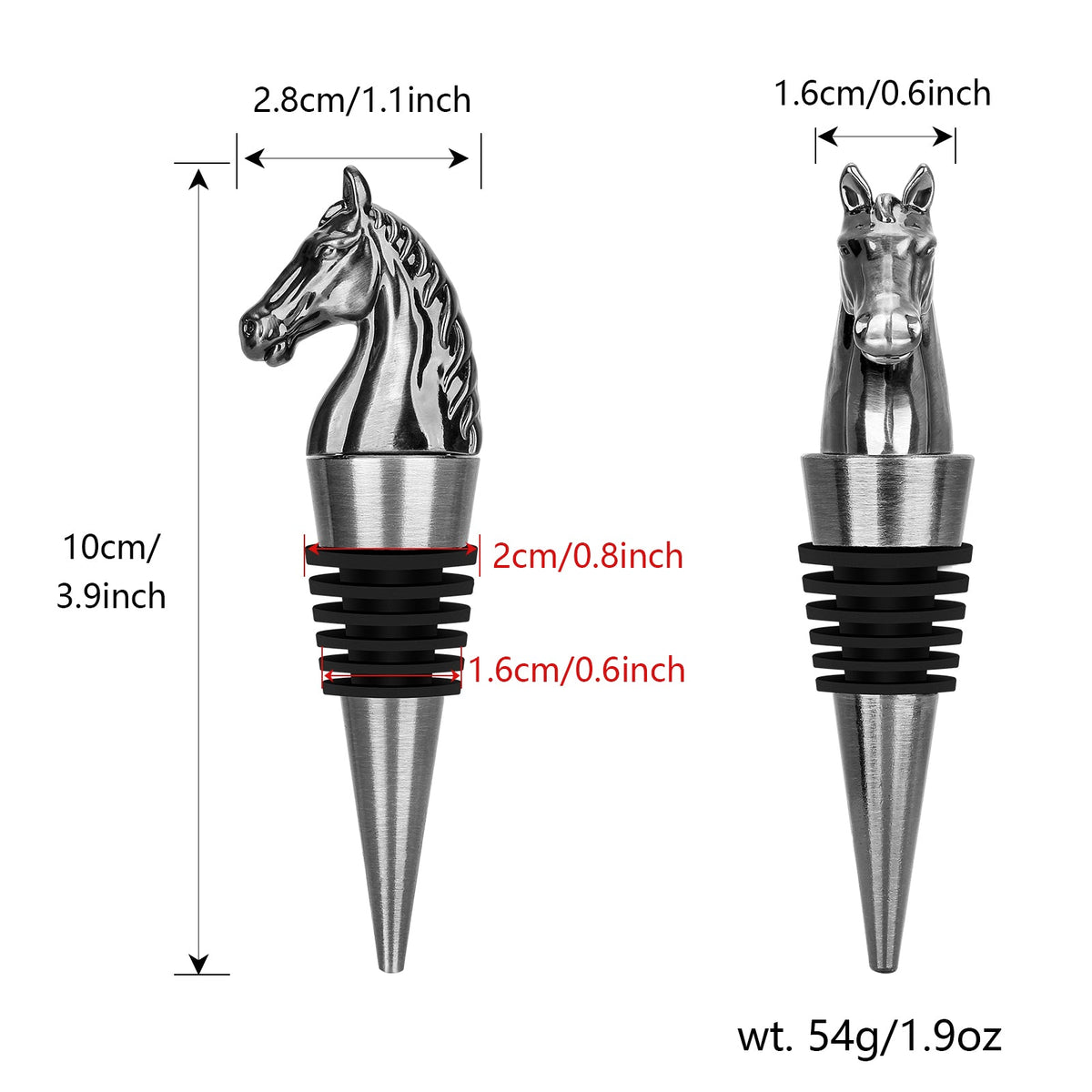 Horse Head Wine Stopper